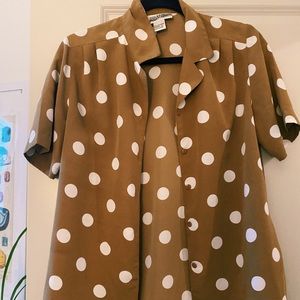 Polka dot blouse